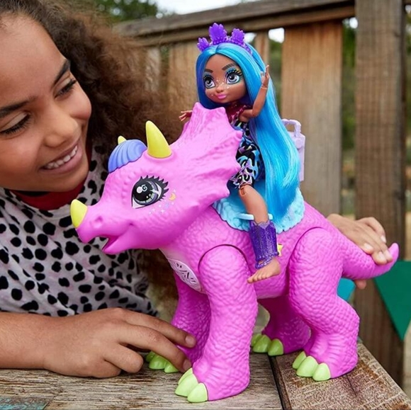 Cave Club Dino Rockin' Party Tella and Partysaurus Brand New In Box LAST ONE - Picture 6 of 6